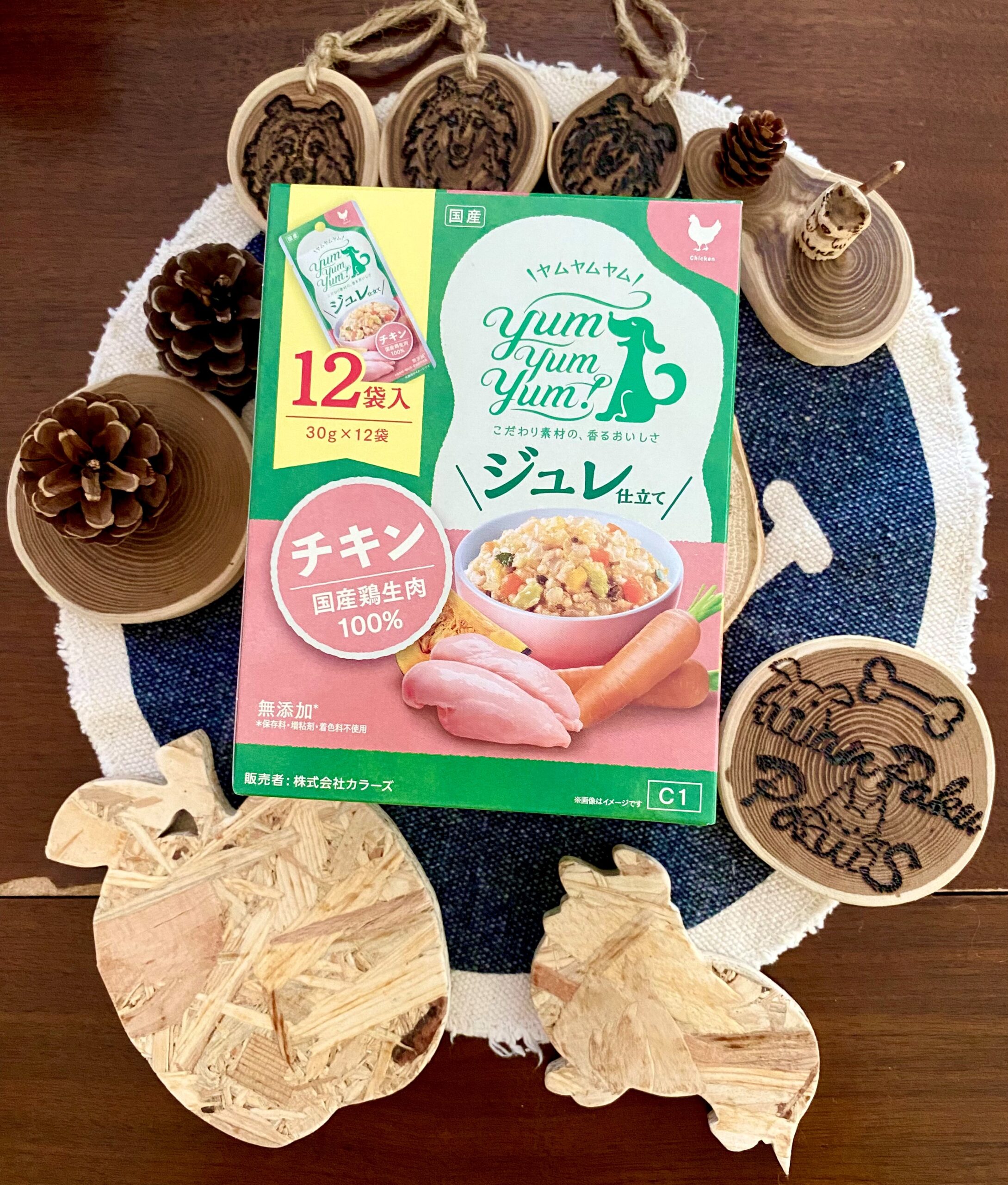 yum yum yum！ ジュレ仕立て チキン  30ｇ×12袋入/箱